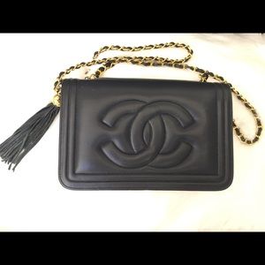 Authentic CHANEL Vintage 1950-1960’s leather bag